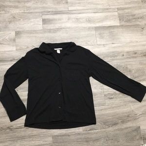 Victoria’s Secret pajama long sleeve black sleep